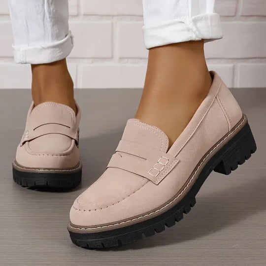 Paris Lueur™ | Mocassins en daim de luxe pour femme